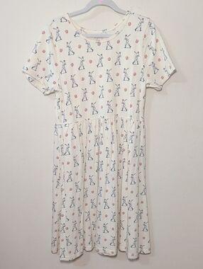 Coop Kids by Pink Chicken Sunny Dress Baseball Batter Print Girls Size 12Y